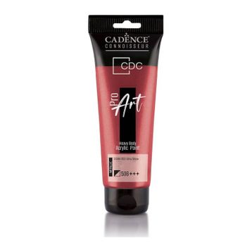 Cadence PRD-506 Dora Kırmızı 120 ml Proart Heavy Body Metalik Ultra Parlak Akrilik Boya