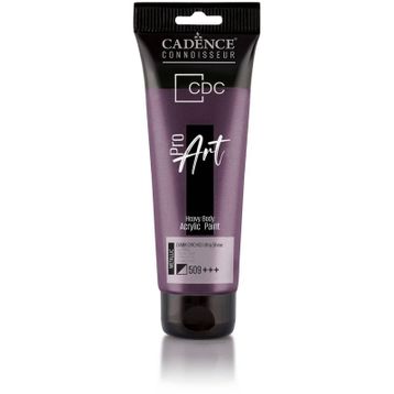 Cadence PRD-509 Koyu Orkide 120 ml Proart Heavy Body Metalik Ultra Parlak Akrilik Boya