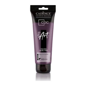 Cadence PRD-509 Koyu Orkide 120 ml Proart Heavy Body Metalik Ultra Parlak Akrilik Boya