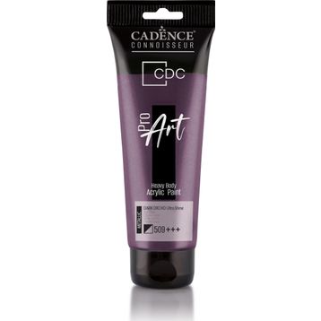 Cadence PRD-509 Koyu Orkide 120 ml Proart Heavy Body Metalik Ultra Parlak Akrilik Boya