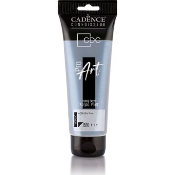 Cadence PRD-510 Aqua 120 ml Proart Heavy Body Metalik Ultra Parlak Akrilik Boya