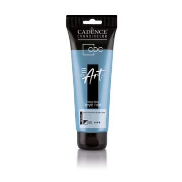 Cadence PRD-511 Akdeniz Gökyüzü 120 ml Proart Heavy Body Metalik Ultra Parlak Akrilik Boya