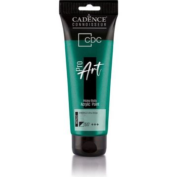 Cadence PRD-517 Zümrüt Yeşili 120 ml Proart Heavy Body Metalik Ultra Parlak Akrilik Boya