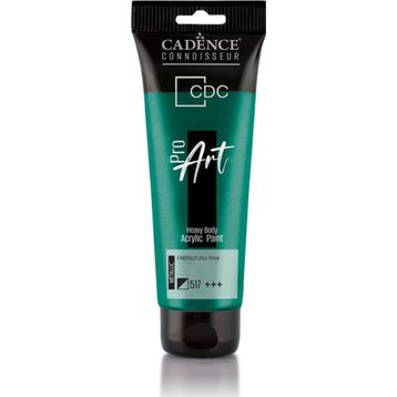 Cadence PRD-517 Zümrüt Yeşili 120 ml Proart Heavy Body Metalik Ultra Parlak Akrilik Boya