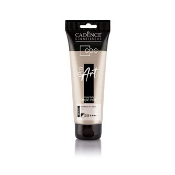 Cadence PRD-518 Platin 120 ml Proart Heavy Body Metalik Ultra Parlak Akrilik Boya