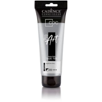 Cadence PRD-519 Gümüş 120 ml Proart Heavy Body Metalik Ultra Parlak Akrilik Boya