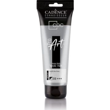 Cadence PRD-519 Gümüş 120 ml Proart Heavy Body Metalik Ultra Parlak Akrilik Boya