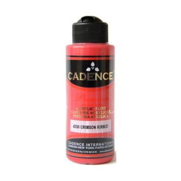 Cadence Premium Crımson Kırmızı 120 ml Akrilik Boya