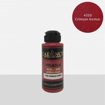Cadence Premium Crımson Kırmızı 120 ml Akrilik Boya