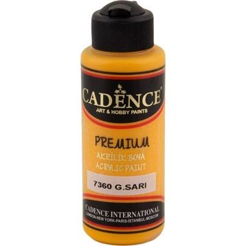Cadence Premium G.Sarı 120 ml Akrilik Boya