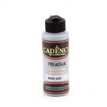 Cadence Premium Gri 120 ml Akrilik Boya