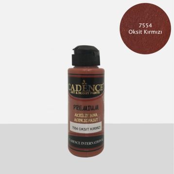 Cadence Premium Oksit Kırmızı 120 ml Akrilik Boya