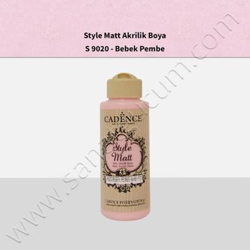 Cadence S9020 Bebek Pembe Mat Akrilik Boya