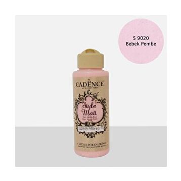 Cadence S9020 Bebek Pembe Mat Akrilik Boya