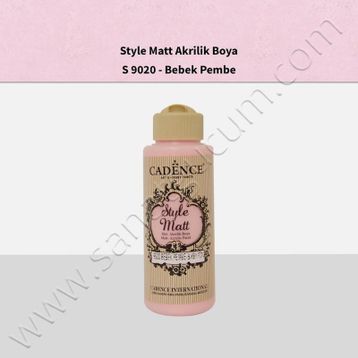 Cadence S9020 Bebek Pembe Mat Akrilik Boya
