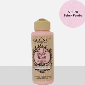 Cadence S9020 Bebek Pembe Mat Akrilik Boya