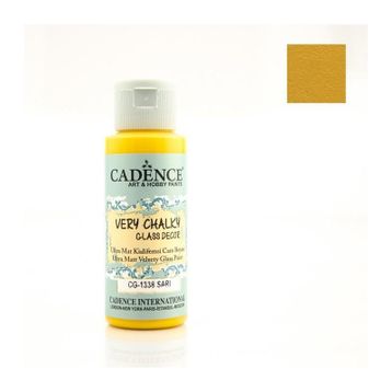 Cadence Sarı Very Chalky Enamel Cam 59ml Seramik Boya