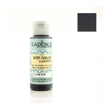 Cadence Siyah Very Chalky Enamel Cam 59ml Seramik Boya