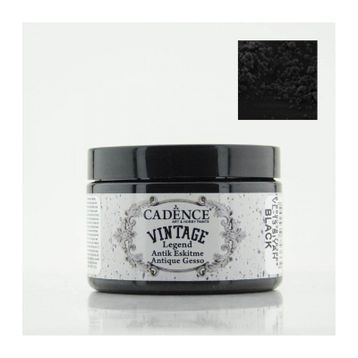 Cadence Siyah Vintage Legend 150ml Eskitme Boya