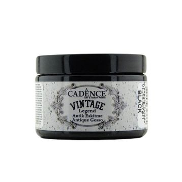 Cadence Siyah Vintage Legend 150ml Eskitme Boya