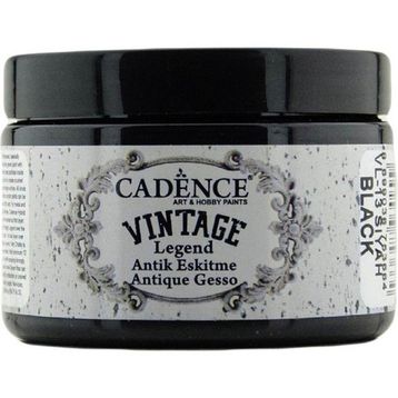 Cadence Siyah Vintage Legend 150ml Eskitme Boya