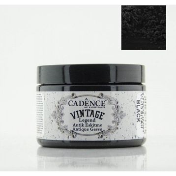 Cadence Siyah Vintage Legend 150ml Eskitme Boya