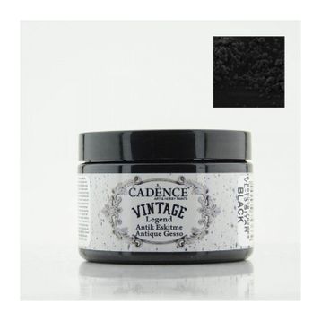 Cadence Siyah Vintage Legend 150ml Eskitme Boya