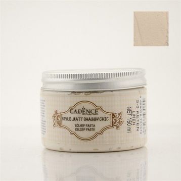 Cadence SR03 Mat Keten Shabby Chic Rölyef Pasta