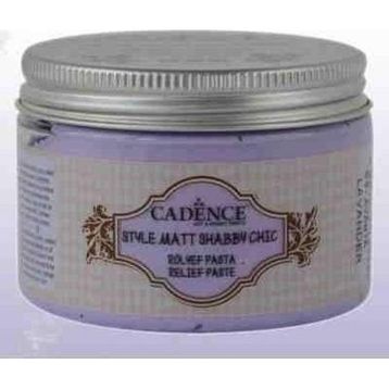 Cadence SR09 Mat Lavanta Shabby Chic Rölyef Pasta