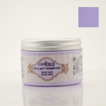 Cadence SR09 Mat Lavanta Shabby Chic Rölyef Pasta