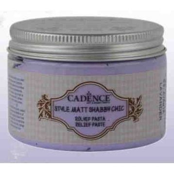 Cadence SR09 Mat Lavanta Shabby Chic Rölyef Pasta