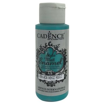 Cadence Style 59Ml. E-354 Açık Deniz Yeşil Matt Enamel Cam Boyası