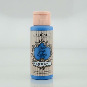 Cadence Style Matt Fabric 59 ml F631 Royal Mavi Kumaş Boyası