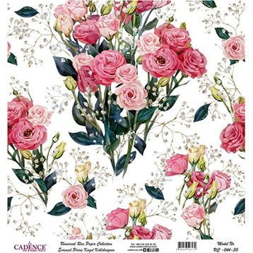 Cadence UC044 30x30 Çiçek Serisi Pirinç Dekopaj