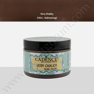 Cadence Very Chalky 150 ml Koyu Kahve Akrilik Boya