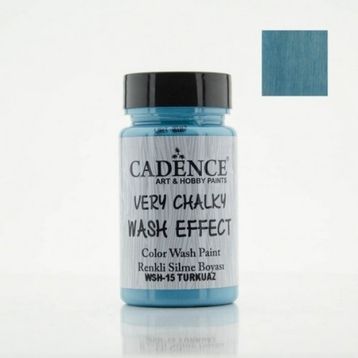 Cadence Very Chalky Wash Efekt Boya 90ml Turkuaz Koyu Turkuaz