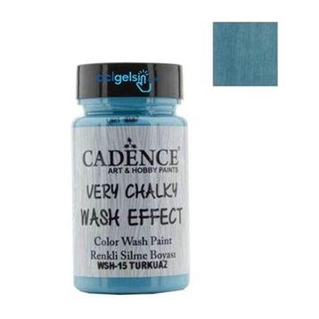 Cadence Very Chalky Wash Efekt Boya 90ml Turkuaz Koyu Turkuaz