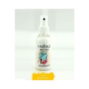 Cadence Your Fashion 100 ml 1100 Beyaz Sprey Kumaş Boyası