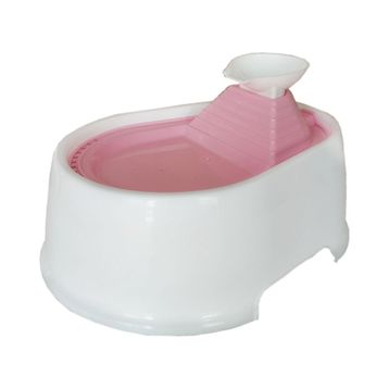 Cadopet 23x30x11 cm 220 V 3 W Pembe Kedi Köpek Su Pınarı Şelale