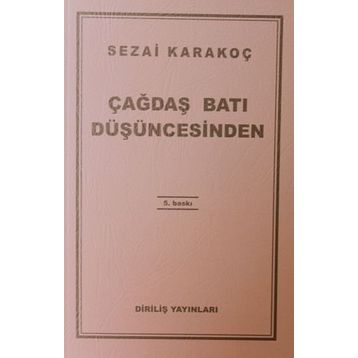 Çağdaş Batı Düşüncesinden Çeviriler - Sezai Karakoç
