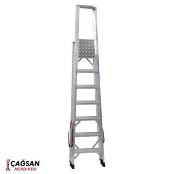 Çağsan 6+1 Basamaklı Alesta Profesyonel Alüminyum Merdiven