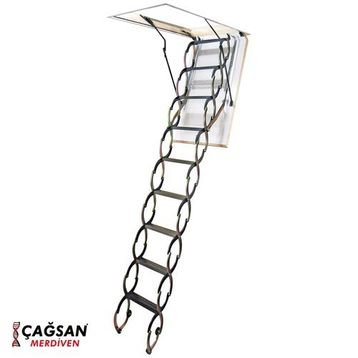 Çağsan 70x100 cm Makaslı Çatı Merdiveni