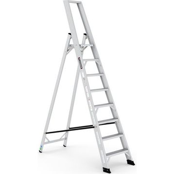 Çağsan Alesta Alüminyum 7+1 Basamaklı Katlanabilir İş Profesyonel Merdiven