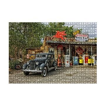Cakapuzzle 1940 larda Arizonada Bir Market 120 Parça Ahşap Puzzle