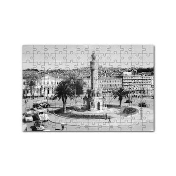 Cakapuzzle 1950 Ler Konak Saat Kulesi İzmir 120 Parça Ahşap Puzzle