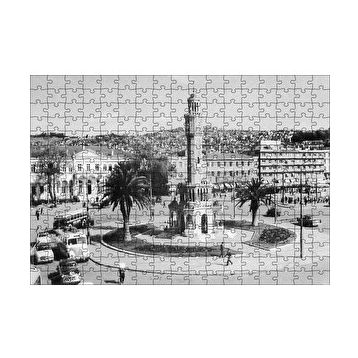 Cakapuzzle 1950 Ler Konak Saat Kulesi İzmir 120 Parça Ahşap Puzzle