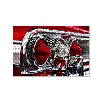 Cakapuzzle 1964 Chevrolet Impala Arka Stop Detay Mdf 120 Parça Puzzle
