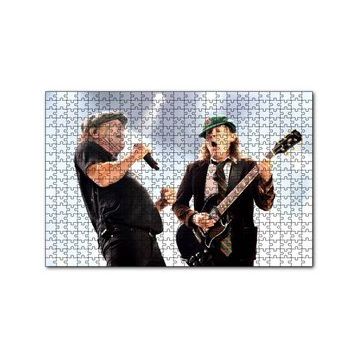 Cakapuzzle ACDC Angus ve Malcolm 120 Parça Ahşap Puzzle