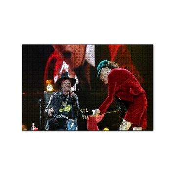 Cakapuzzle ACDC Angus ve Malcolm Yaşlı Kurtlar 120 Parça Ahşap Puzzle