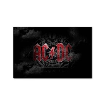 Cakapuzzle ACDC Logo Karanlık Mod 120 Parça Ahşap Puzzle